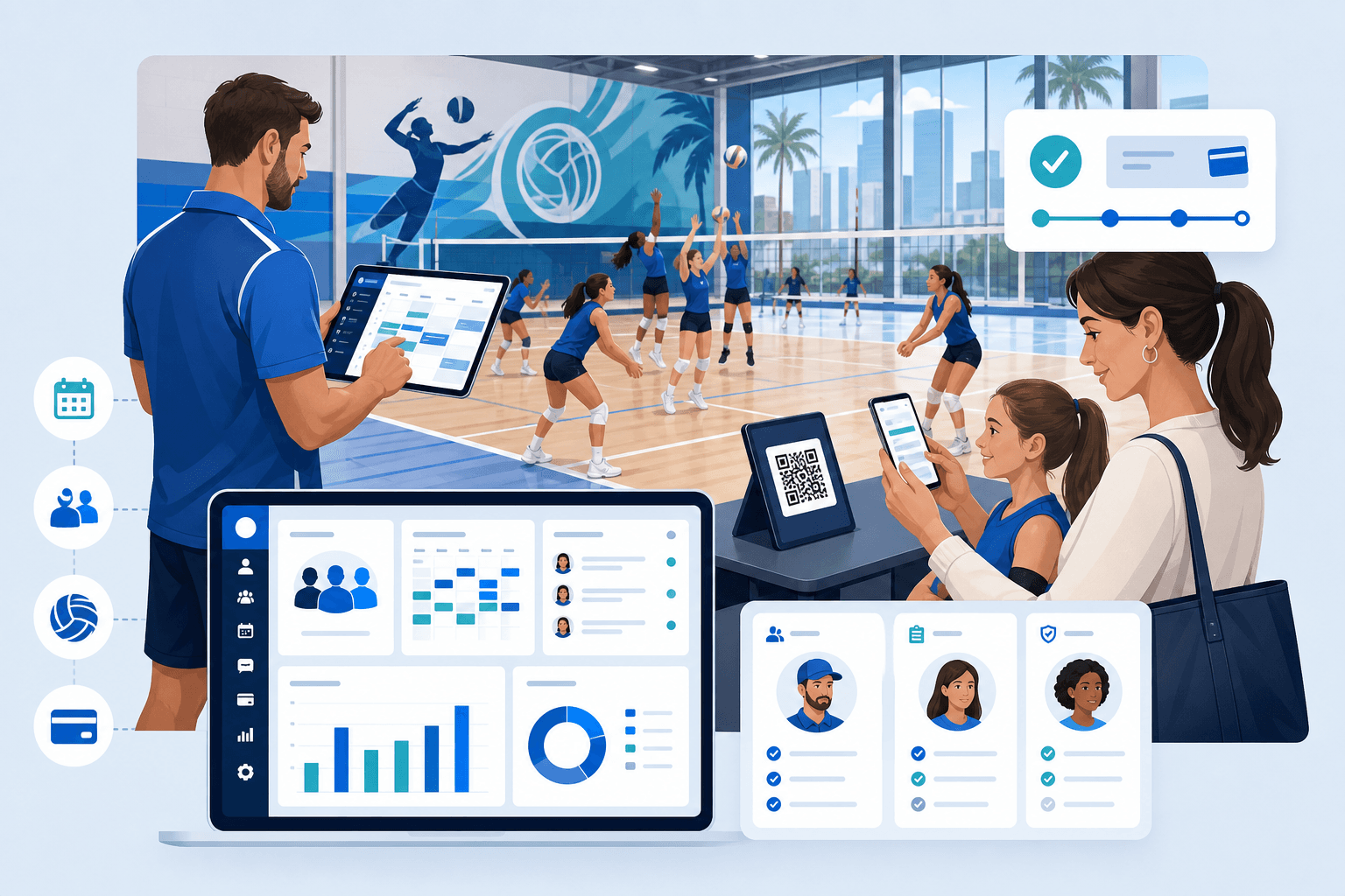 Connecting Public Registration and Sports Operations for 2Legit Volleyball interface preview