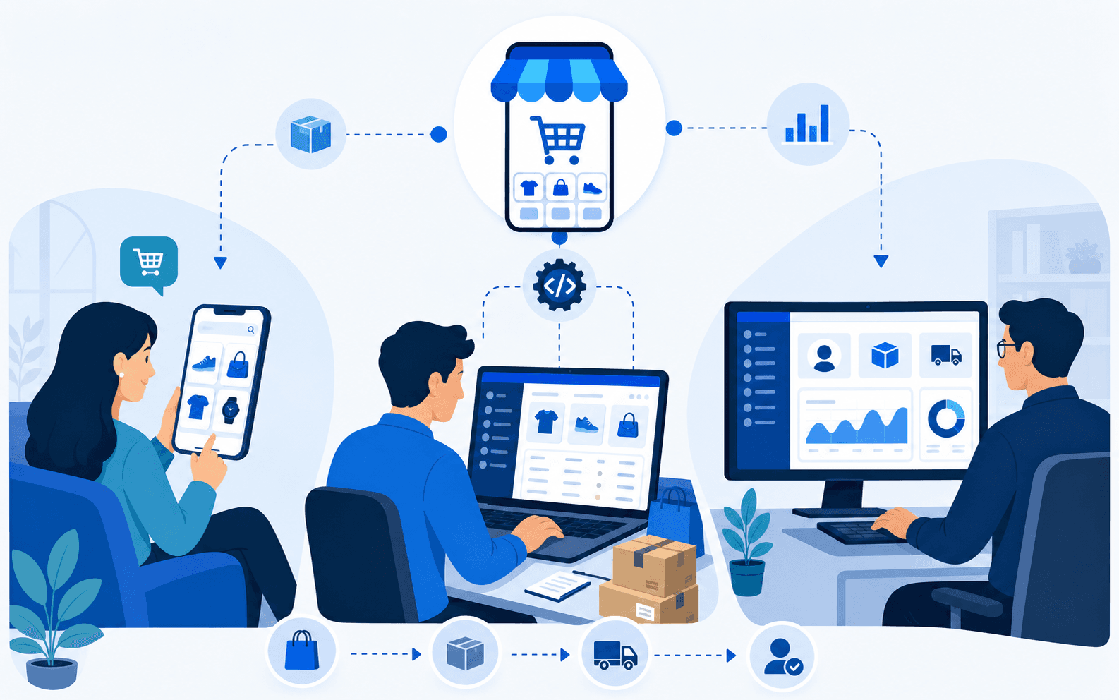 MyKart — Multi-Role E-Commerce Platform interface preview