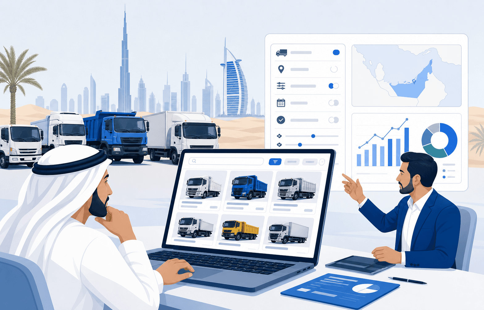 Truckah — Truck Resale Platform interface preview